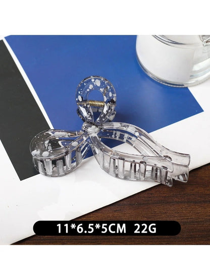 Beau - Sheer Bow Shape Claw Clip