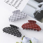 Beau - Retro Polka Dot Half Moon Claw Clip