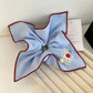 Gifty - Sweet Style Square Scarf Elastic Scrunchie