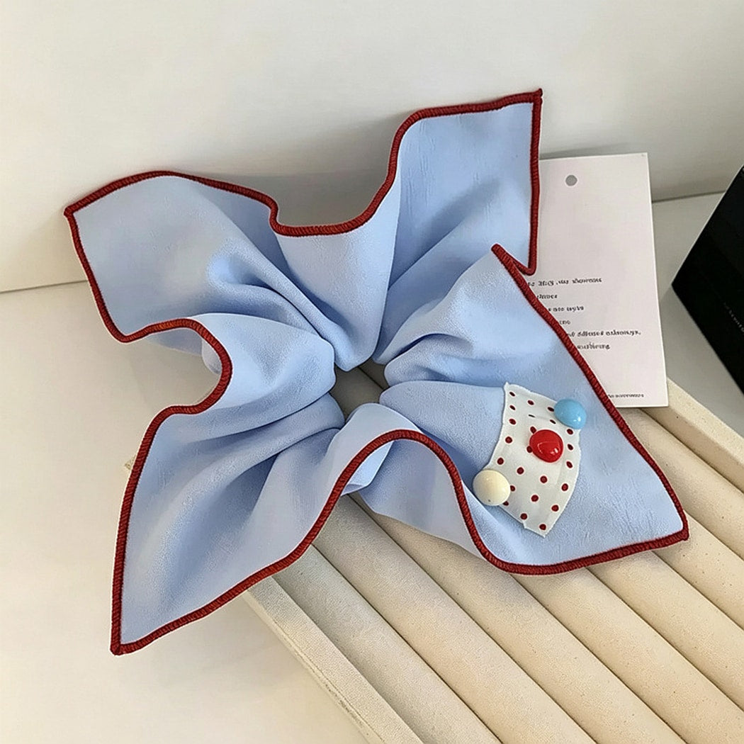 Gifty - Sweet Style Square Scarf Elastic Scrunchie