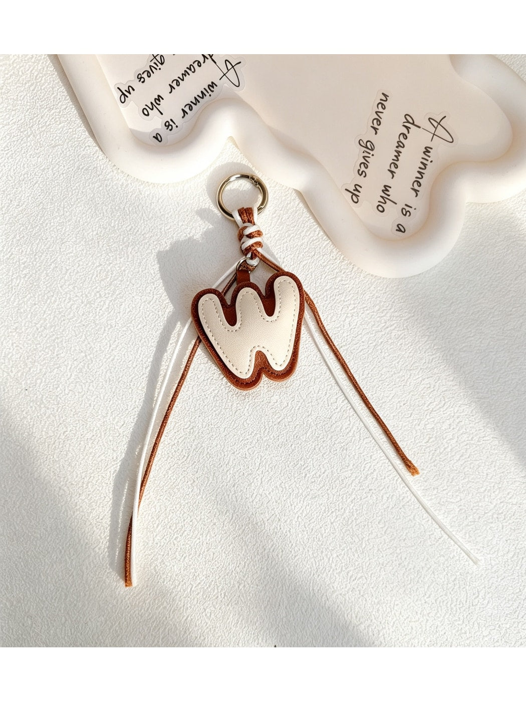 Keypus - Modern Minimalist Letter Bag Charm Keychain