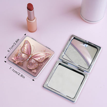 Mirroray - Butterfly Pattern Foldable Compact Mirror