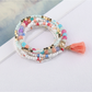 Lovra - Bohemian Layered Tassel Pendant Bracelet
