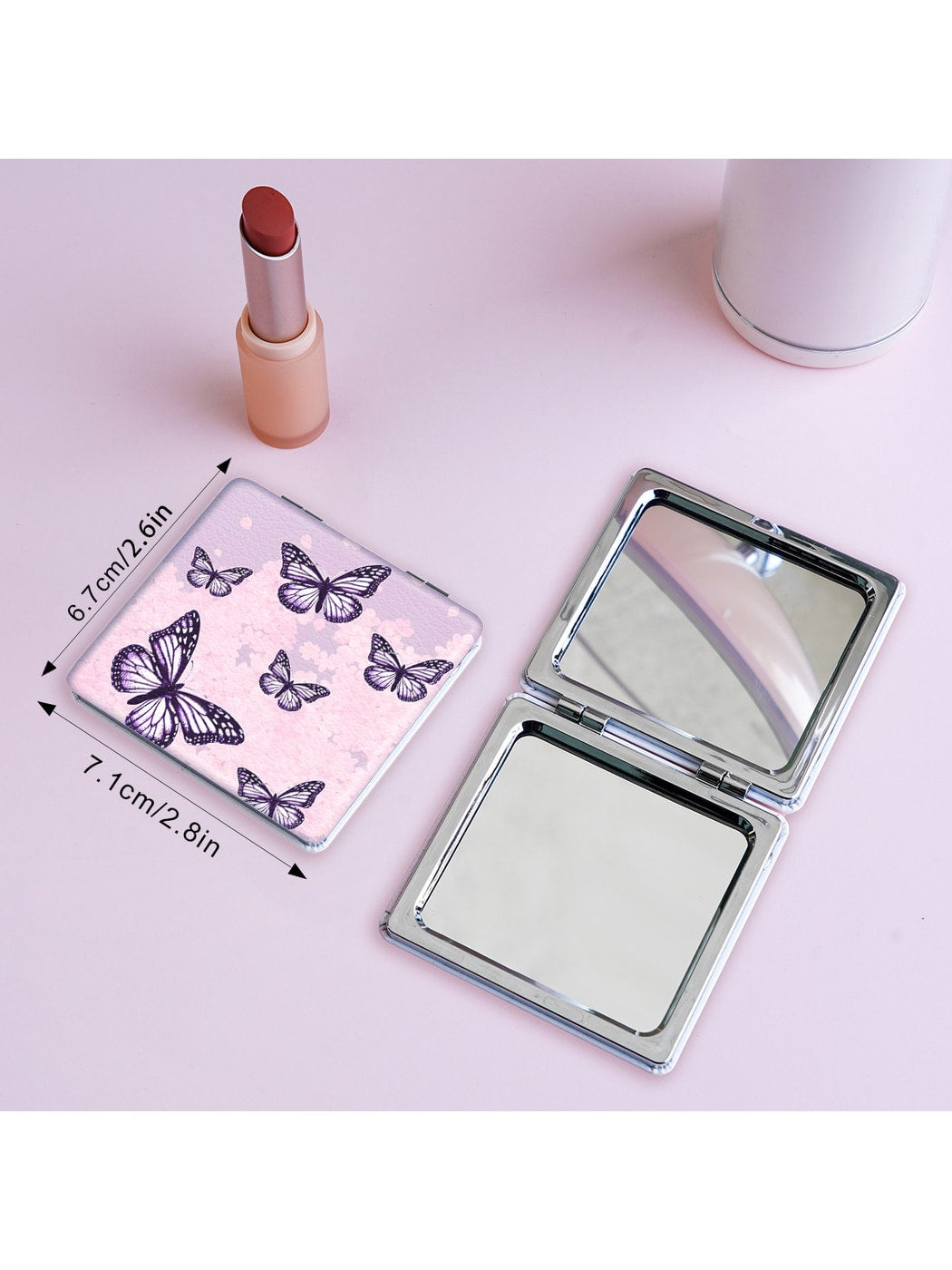 Mirroray - Butterfly Print Foldable Makeup Mirror
