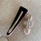 Gifty - Pink Plaid Scrunchie Hair Clip and Headband