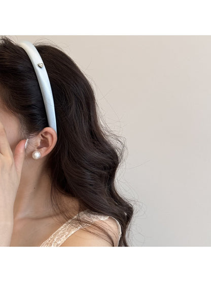 Gifty - Women's Slim Heart Detail Polyester Headband