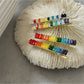 Beau - Rhinestone Look Rainbow Duckbill Side Hair Clip