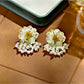 Earedge - Elegant Floral Beaded Earrings