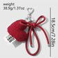 Keypus - Y2K Plush Heart Bow Bag Pendant Keychain