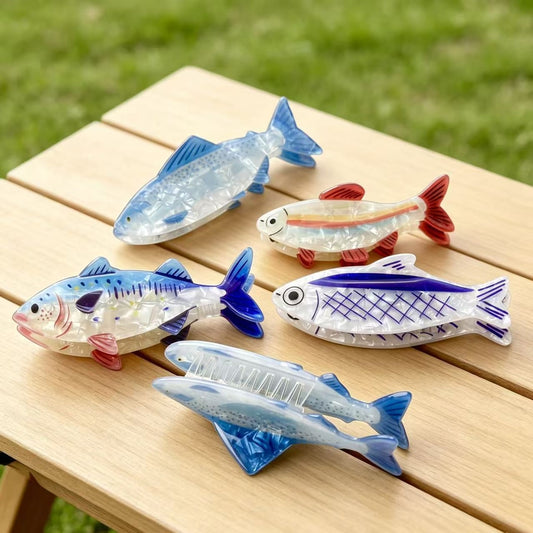 Beau - Cute Fish Shape Acetate Claw Clip