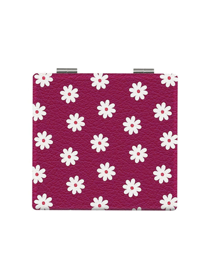 Mirroray - Floral Pattern Foldable Makeup Mirror