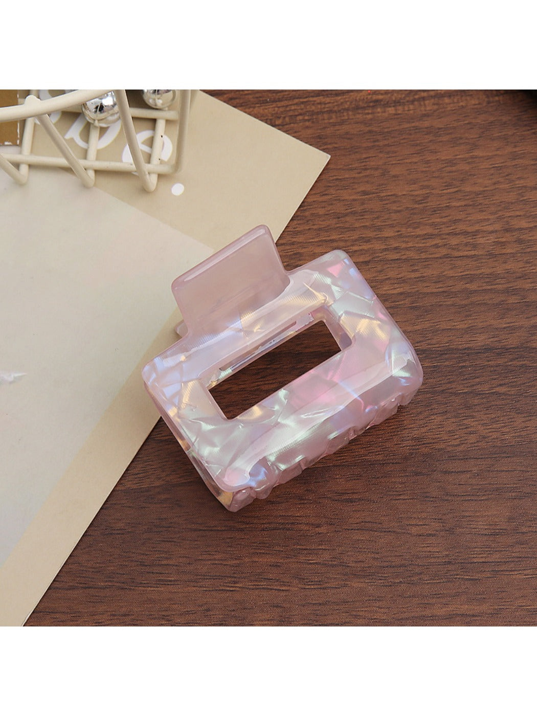 Beau - Colorful Square-Shaped Hair Clip
