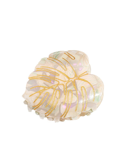 Beau - Vine Leaf Shaped Acetate Hair Clip
