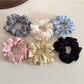 Gifty - Polka Dot Ruffled High Elastic Fabric Scrunchie