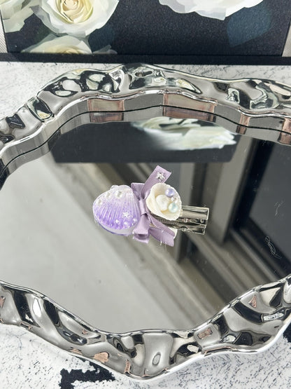 Beau - Ocean Style Bow Sea Motif Hair Clip