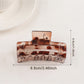 Beau - Minimalist Taupe Hair Claw Clip