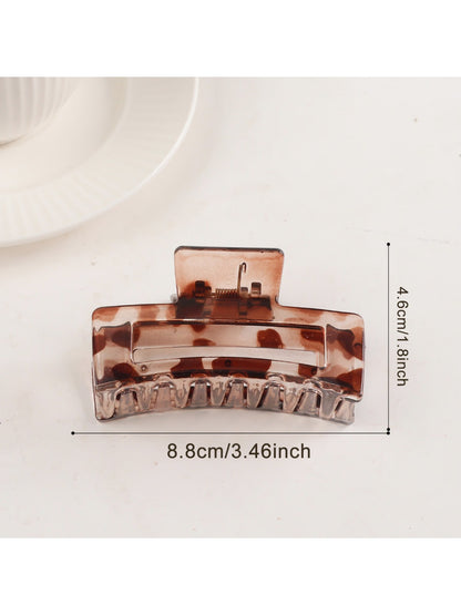 Beau - Minimalist Taupe Hair Claw Clip