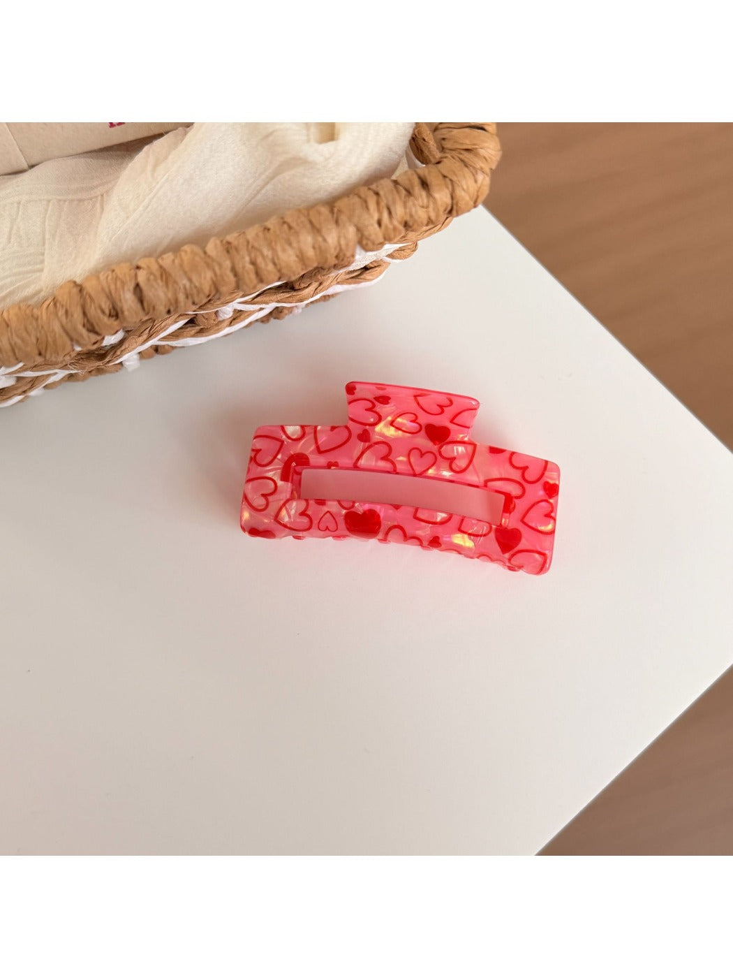 Beau - Valentine's Day Red Hair Clip