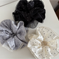 Gifty - Polka Dot Double Layer Large Scrunchie