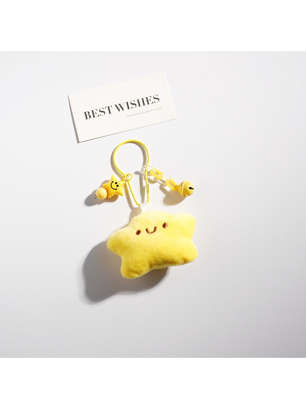 Keypus - Adorable Yellow Star Shaped Keychain