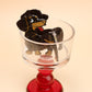 Beau - Black Cartoon Dog PVC Claw Clip