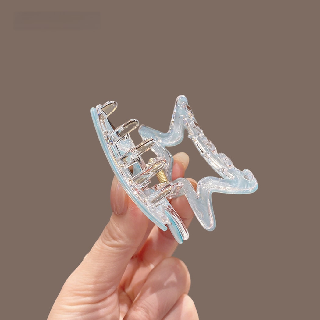 Beau - PVC Alloy Star Shape Claw Hair Clip