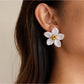 Earedge - Minimalist Openwork Floral Earrings