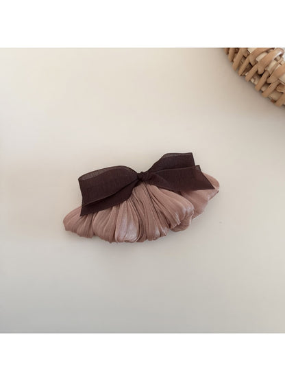 Beau - Polyester Alloy Ballet Bow Decorative French Barrette