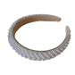 Gifty - Modern Minimalist Rhinestone Detail Padded Headband