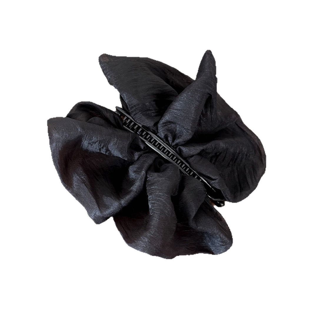Beau - Soft Mesh Gathered Accent Banana Clip