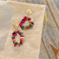 Earedge - Elegant Rainbow Dangle Earrings