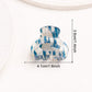 Beau - Glossy Striped Openwork Claw Clip