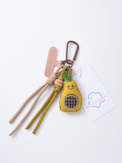 Keypus - Funny Yellow Avocado Keychain