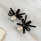 Beau - Decorative Ribbon Bow Side Barrette