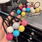 Gifty - Glossy Ball Decoration High Elastic Hair Tie