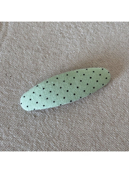 Beau - Oval Polka Dot Hair Clip