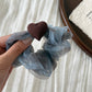 Gifty - Heart Detail Print Mesh Scrunchie