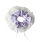 Gifty - Purple Checked Lace Frill Bow Detail Scrunchie