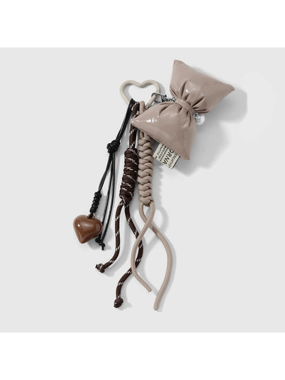 Keypus - Retro Bow Tassel Flower Keychain Bag Charm