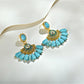 Earedge - Vintage Western Fan-Shaped Earrings