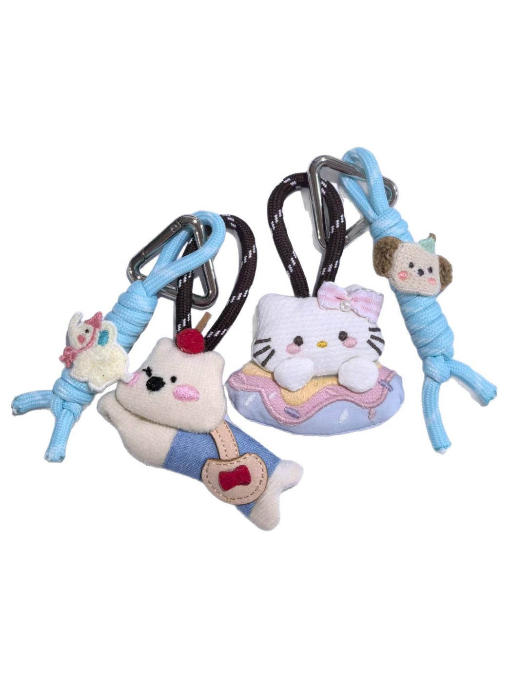 Keypus - Blue Puppy Bag Charm Keychain