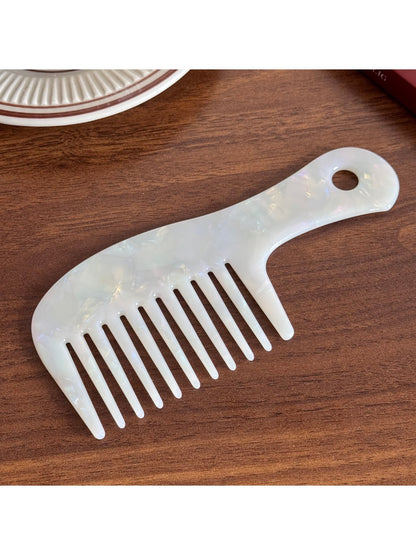 Camerow - Elegant Acetate Hair Comb with Wide Teeth