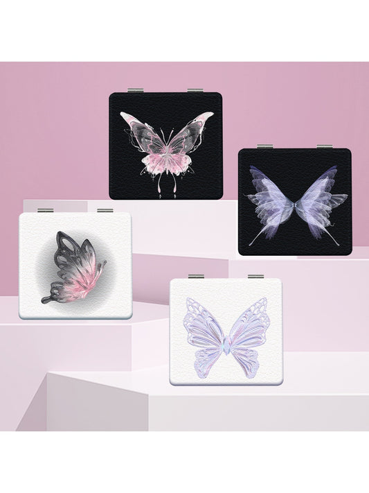 Mirroray - Butterfly Design Folding Compact Mirror