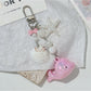 Keypus - Beaded Ocean Whale Accent Bag Charm Keychain