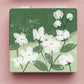 Mirroray - Floral Print Square Compact Mirror