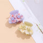 Beau - Adorable Embossed Camellia Hair Claw Clip