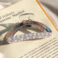 Beau - Minimalist Semi Circle Openwork Claw Clip