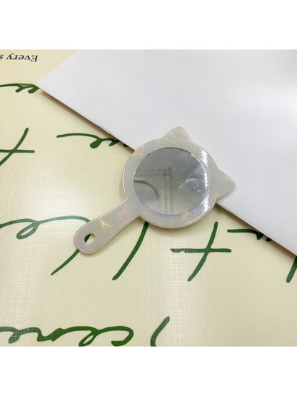 Mirroray - Cute Cat-shaped Hand-held Mirror