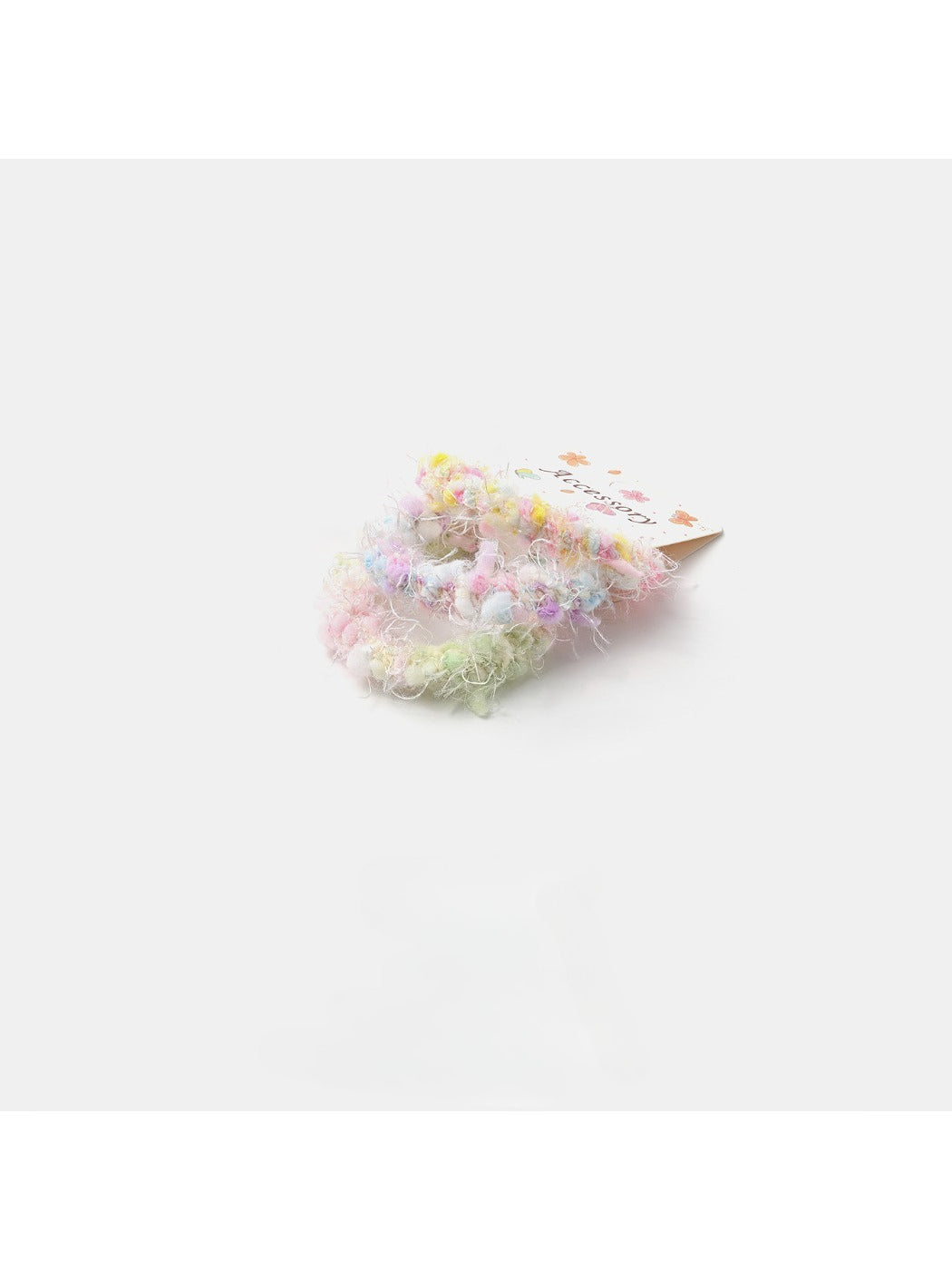 Gifty - Sweet Candy Color Plush Scrunchies Set