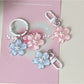 Keypus - Translucent Sakura Flower Ring Clasp Keychain